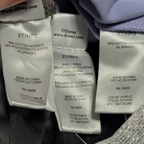 3Pc Disney Nightmare Before Christmas Outfit LS Tee, Leggings & Tutu-Size 2T NWT - Picture 6 of 8